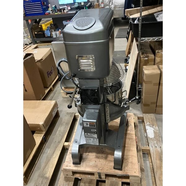 Scratch and Dent Avantco MX40H 40 Qt. Planetary Floor Mixer with Guard & Standard Accessories - 240V, 2 hp