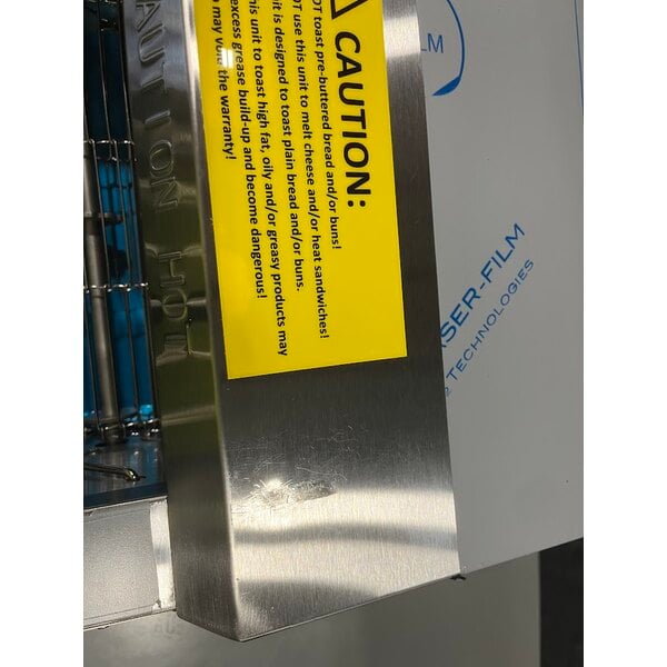 Scratch and Dent Avantco T3300B Commercial 10" Wide Conveyor Toaster with 3" Opening - 208V, 3300W, 800 Slices per Hour