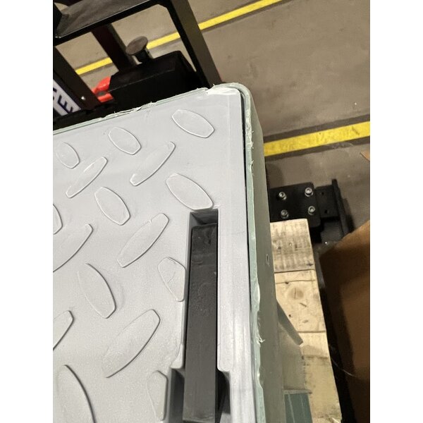 Scratch and Dent MIFAB LIL-50 Lil Max 100 lb. 50 GPM HDPE Grease Interceptor with No-Hub Outlet