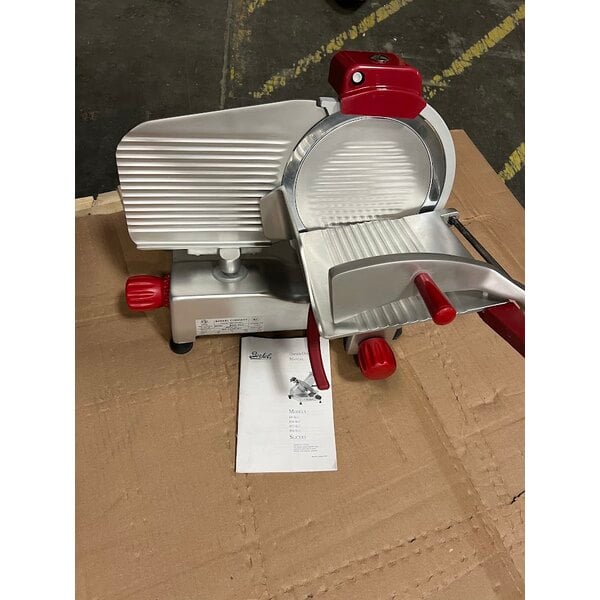 Scratch and Dent Berkel B10-SLC 10" Light-Duty Gravity Feed Manual Meat Slicer - 1/4 hp