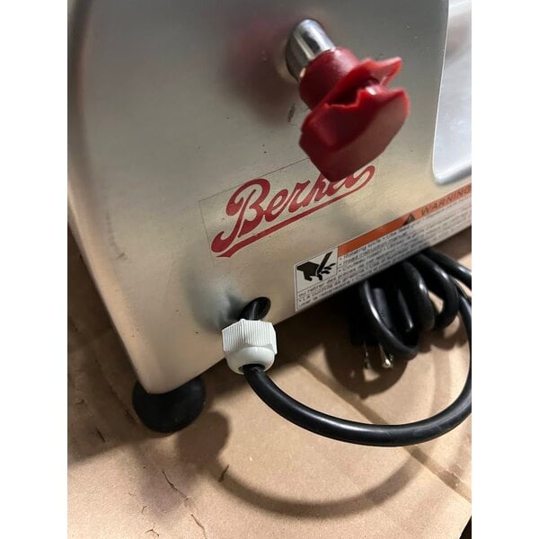 Scratch and Dent Berkel B10-SLC 10" Light-Duty Gravity Feed Manual Meat Slicer - 1/4 hp