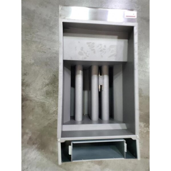 Scratch and Dent MainStreet Equipment Liquid Propane 40 lb. Stainless Steel Floor Fryer - 90,000 BTU