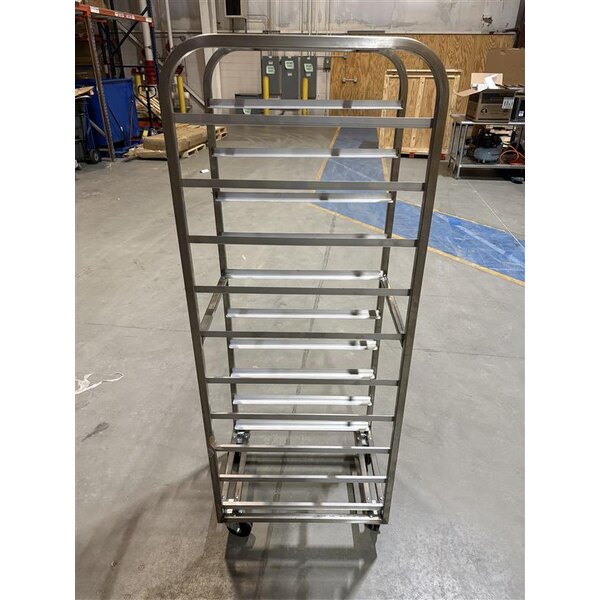 Scratch and Dent Channel 404S-OR End Load Stainless Steel Bun Pan Oven Rack - 10 Pan