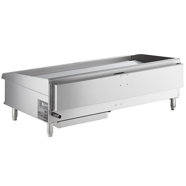 Scratch and Dent Cooking Performance Group GM-CPG-48-NL 48" Gas Countertop Griddle with Manual Controls - 120,000 BTU