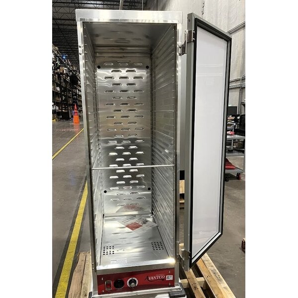 Scratch and Dent Avantco HEAT-1836I Full Size Insulated Heated Holding Cabinet with Clear Door - 120V