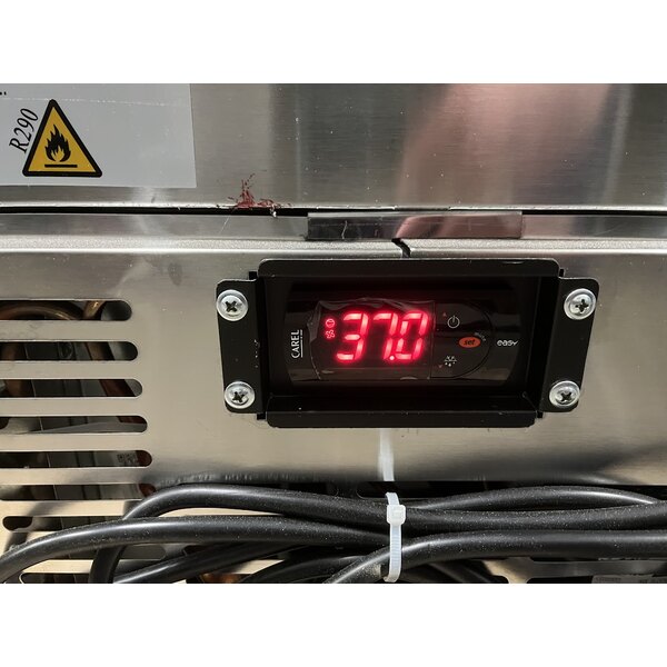 Scratch and Dent Avantco UBB-1G-HC-S 23" Stainless Steel Glass Door Back Bar Refrigerator