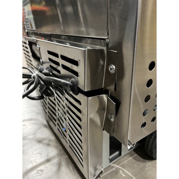 Scratch and Dent Avantco UBB-1G-HC-S 23" Stainless Steel Glass Door Back Bar Refrigerator