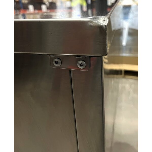 Scratch and Dent Avantco UBB-1G-HC-S 23" Stainless Steel Glass Door Back Bar Refrigerator