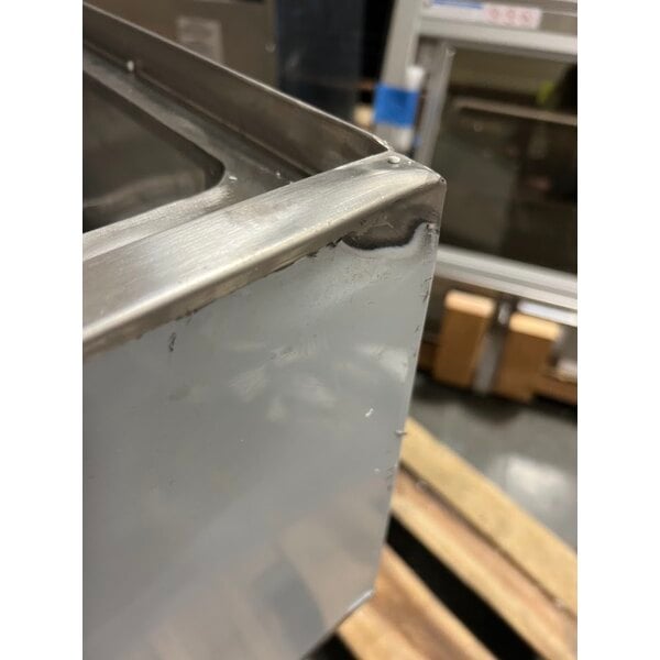 Scratch and Dent Regency IB212408-7CPT 21" x 24" Underbar Ice Bin with 7 Circuit Post-Mix Cold Plate and Bottle Holders