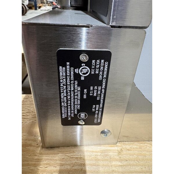 Scratch and Dent Wolf by Vulcan WC44ED 208/3 Double Deck Full Size Electric Convection Oven - 208V, 3 Phase, 25 kW