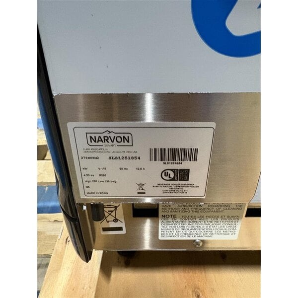 Scratch and Dent Narvon Summit Double 3.2 Gallon Granita / Slushy / Frozen Beverage Machine - 115V