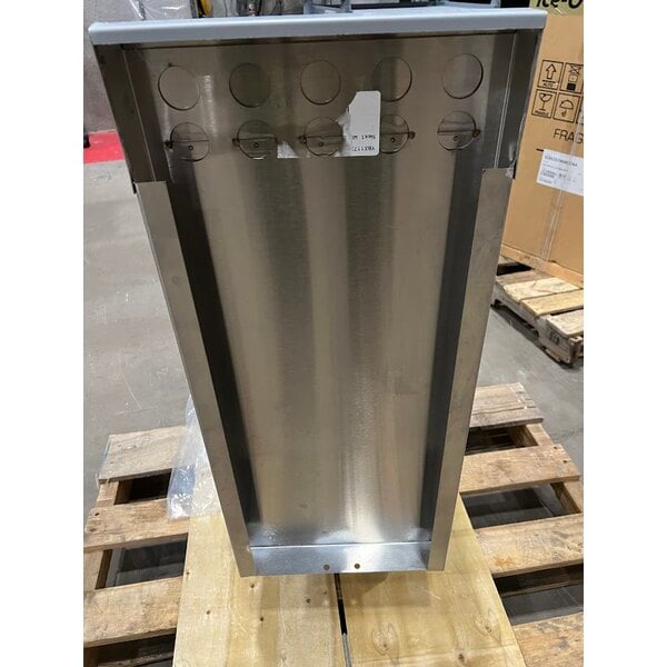 Scratch and Dent Eagle Group FBGR12-18 1800 Series 12" Modular Glass Rack Storage Unit with Flatboard Top