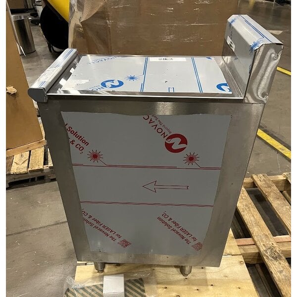 Scratch and Dent Eagle Group FBGR12-18 1800 Series 12" Modular Glass Rack Storage Unit with Flatboard Top