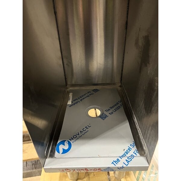 Scratch and Dent Eagle Group FBGR12-18 1800 Series 12" Modular Glass Rack Storage Unit with Flatboard Top