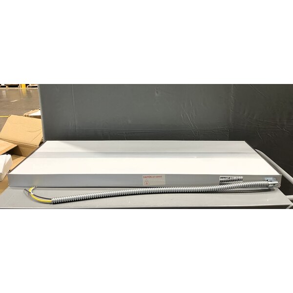 Scratch and Dent ServIt ENSW48ID-1-A 48" Double Strip Warmer with Dual Adjustable Infinite Controls - 120V, 1,900W