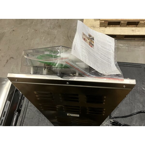 Scratch and Dent Estella EDS12D 12" Countertop Two Stage Dough Sheeter - 120V, 1/2 HP