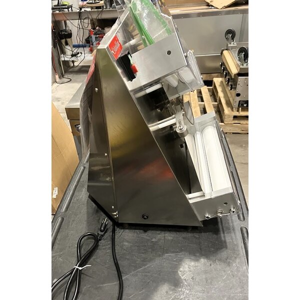Scratch and Dent Estella EDS12D 12" Countertop Two Stage Dough Sheeter - 120V, 1/2 HP