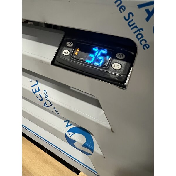 Scratch and Dent Beverage-Air RB49HC-1S 52" Vista Series Two Section Solid Door Reach-In Refrigerator - 46.15 Cu. Ft.