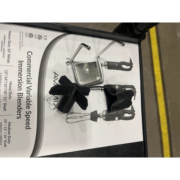 Scratch and Dent AvaMix IBHD14 14" Heavy-Duty Variable Speed Immersion Blender - 1 1/4 hp