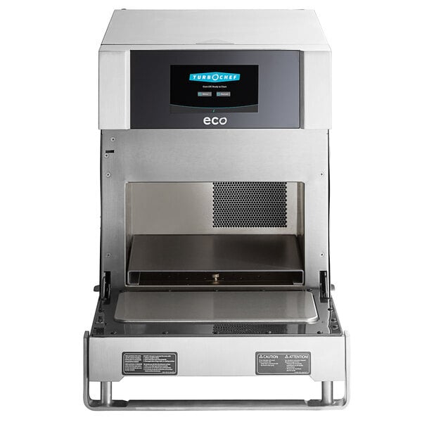 Scratch and Dent TurboChef Eco Stainless Steel Electric Countertop Rapid Cook Ventless Oven with One Touch Controls - 208/240V, 1 Phase