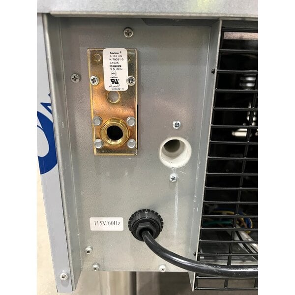 Scratch and Dent Avantco Ice Diamond EUC-F-130-A Air-Cooled Undercounter Full Cube Ice Machine with 44 lb. Bin - 134 lb., 115V