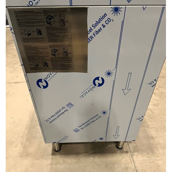 Scratch and Dent Avantco Ice Diamond EUC-F-160-A Air-Cooled Undercounter Full Cube Ice Machine with 44 lb. Bin - 159 lb., 115V