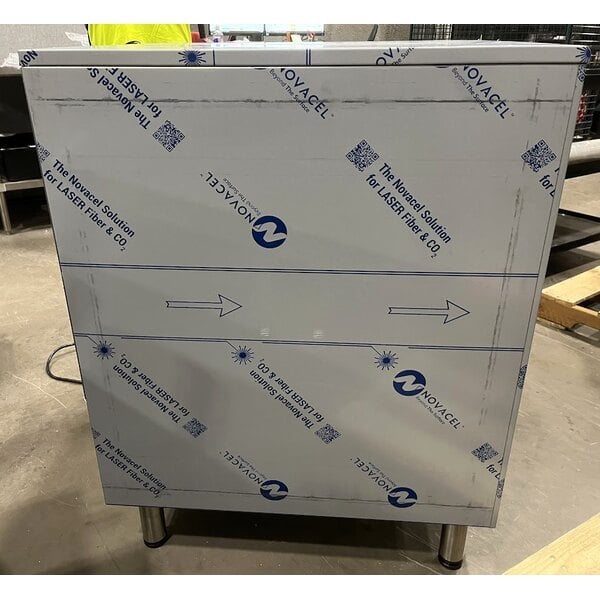 Scratch and Dent Avantco Ice Diamond EUC-F-340-A Air-Cooled Undercounter Full Cube Ice Machine with 99 lb. Bin - 340 lb., 115V