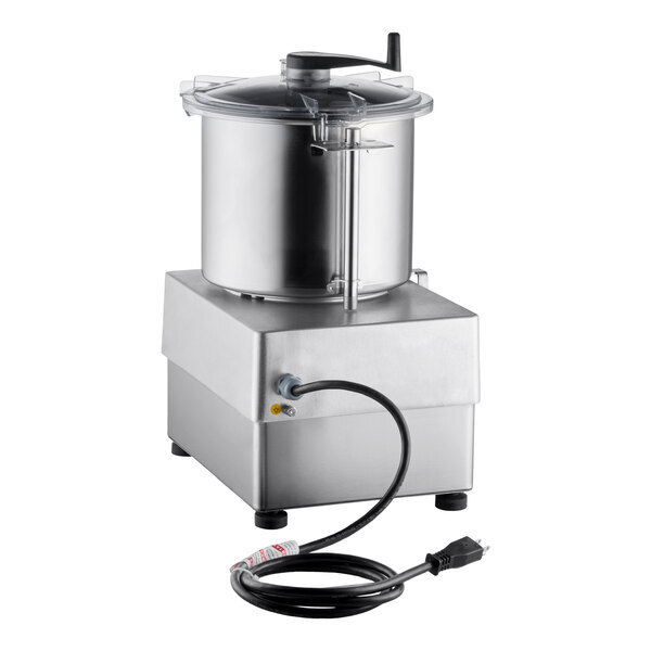 Scratch and Dent Sammic KE-8V Variable-Speed 8.5 Qt. Stainless Steel Batch Bowl Food Processor - 3 hp
