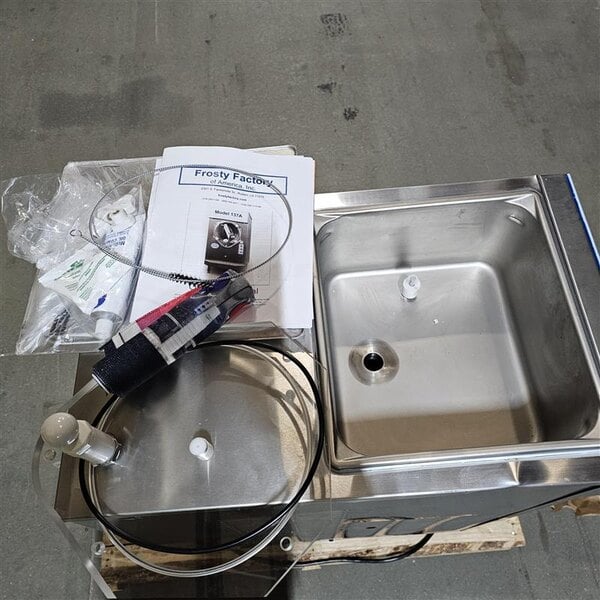 Scratch and Dent Frosty Factory 137A 12 Qt. Large Cylinder Air-Cooled Frozen Cocktail Machine - 115V