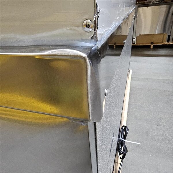 Scratch and Dent Avantco APT-71M-HC 70" 3 Door Mega Top Refrigerated Sandwich Prep Table