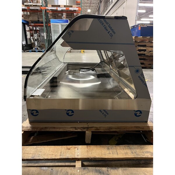 Scratch and Dent Alto-Shaam ED3-72 72" Stainless Steel Countertop Heated Display Case - 208V