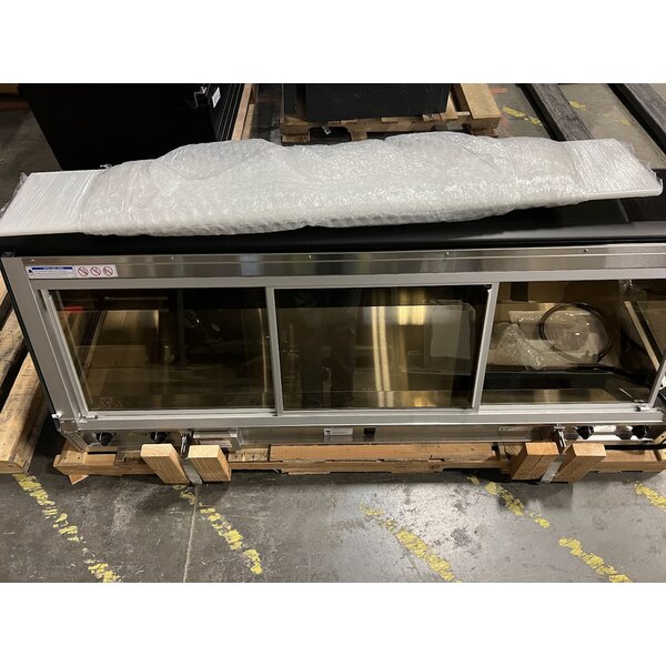 Scratch and Dent Alto-Shaam ED3-72 72" Stainless Steel Countertop Heated Display Case - 208V
