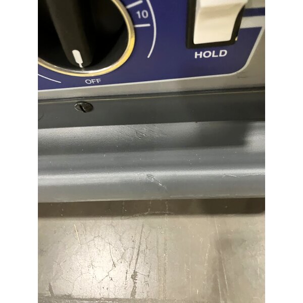 Scratch and Dent Metro C539-CLFC-U-GY C5 3 Series Low Wattage Universal Slide Heated Holding and Proofing Cabinet with Clear Single Door - Gray