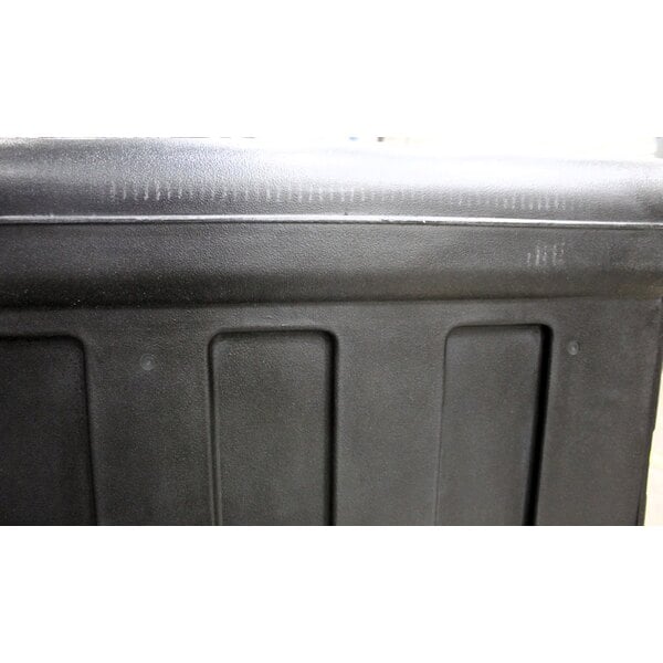 Scratch and Dent Cambro CVC55110 Camcruiser Black Customizable Vending Cart with Umbrella, 1 Counter Well, and 2 Storage Compartments