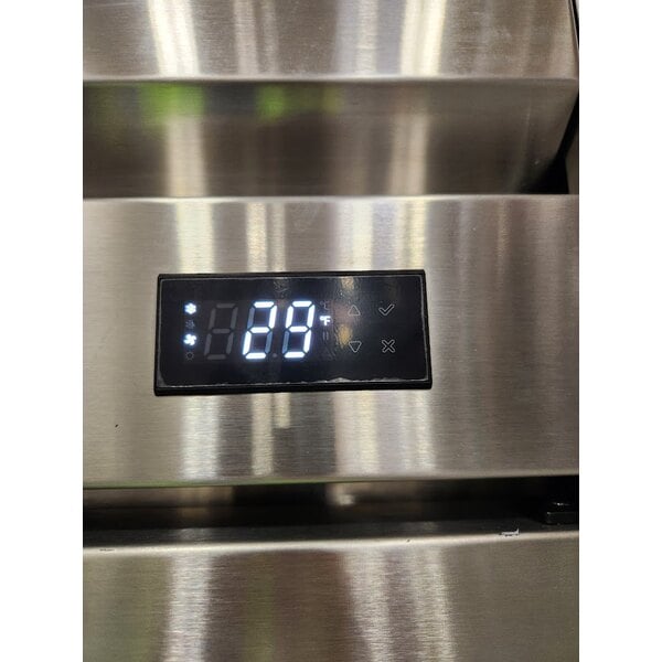 Scratch and Dent True T-49FG-HC~FGD01 54 1/8" 2 Section Glass Door Reach-In Freezer with LED Lighting