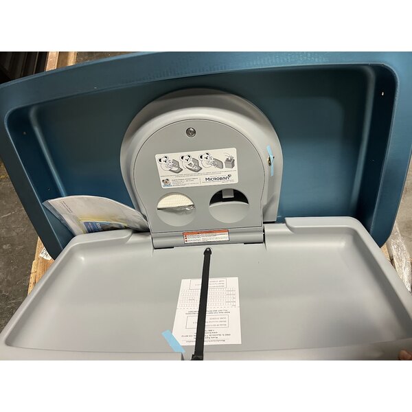 Scratch and Dent Koala Kare KB310-SSRE 41 5/16" x 26 1/4" Horizontal Recess Mount Stainless Steel Baby Changing Station / Table