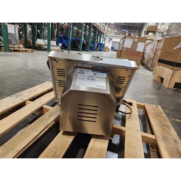 Scratch and Dent Estella EDS12S 12" Countertop One Stage Dough Sheeter - 120V, 1/2 HP