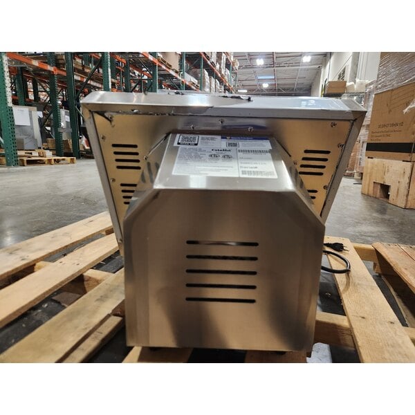 Scratch and Dent Estella EDS12S 12" Countertop One Stage Dough Sheeter - 120V, 1/2 HP