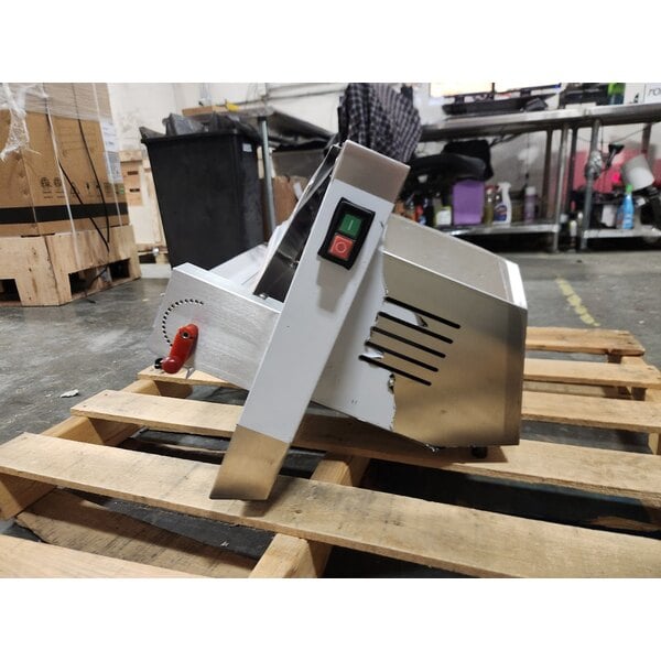 Scratch and Dent Estella EDS12S 12" Countertop One Stage Dough Sheeter - 120V, 1/2 HP