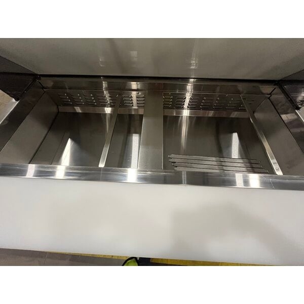 Scratch and Dent Avantco APT-60M-HC 60" 2 Door Mega Top Refrigerated Sandwich Prep Table