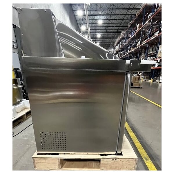 Scratch and Dent Avantco APT-60M-HC 60" 2 Door Mega Top Refrigerated Sandwich Prep Table