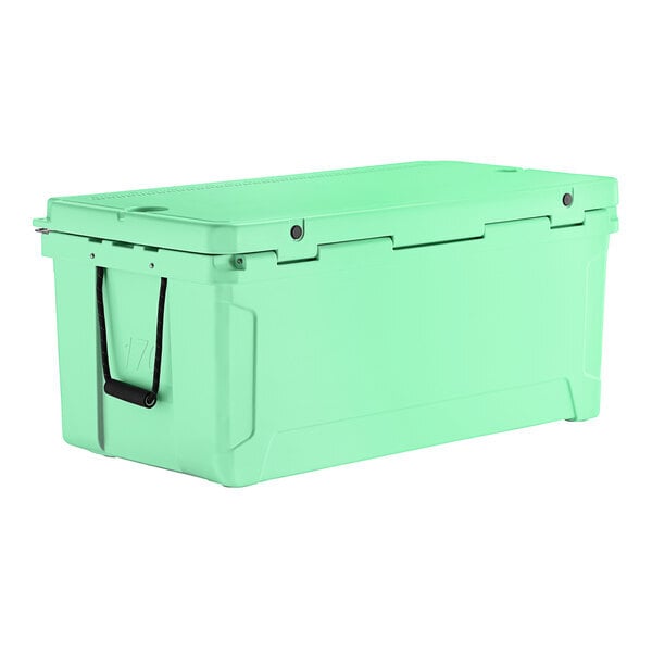 Scratch and Dent CaterGator CG170SF Seafoam 170 Qt. Rotomolded Outdoor Cooler / Ice Chest