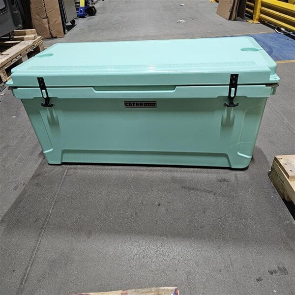 Scratch and Dent CaterGator CG170SF Seafoam 170 Qt. Rotomolded Outdoor Cooler / Ice Chest
