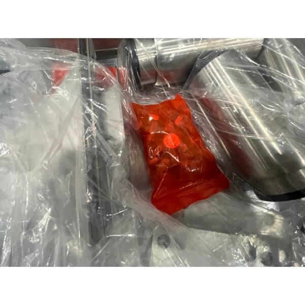 Scratch and Dent ServIt 423EST5WOPB Five Pan Open Well Electric Steam Table with Partially Enclosed Base and Angled Sneeze Guard - 208/240V, 3750W