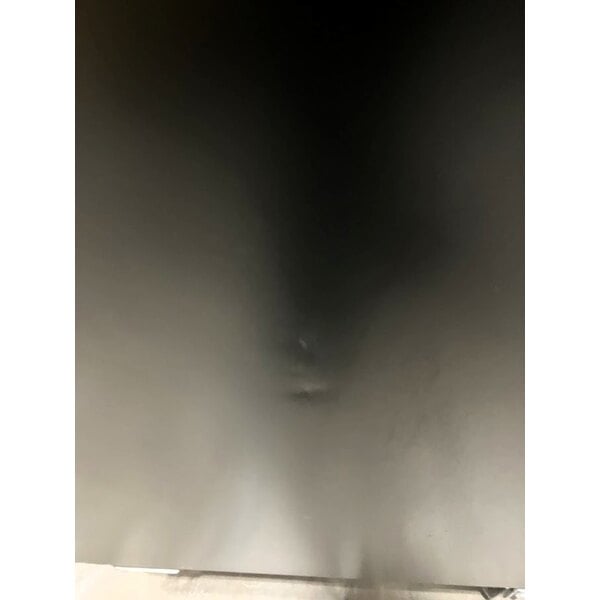 Scratch and Dent Avantco GDC-9F-HC 27" Black Customizable Swing Glass Door Merchandiser Freezer with LED Lighting