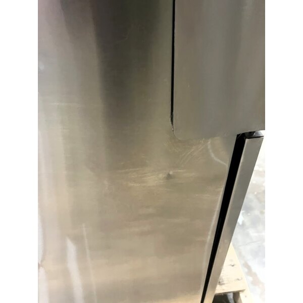 Scratch and Dent Cooking Performance Group FFOP40 Natural Gas 40 lb. Stainless Steel Open Pot Floor Fryer - 90,000 BTU