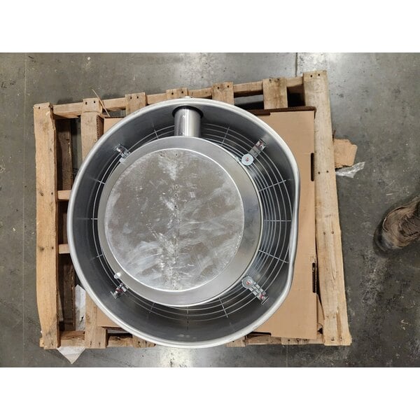 Scratch and Dent Canarm 12 1/4" Variable Speed Capable Upblast Direct Drive Aluminum Exhaust Fan ALX120-UD033V - 1,400 CFM, 1,650 RPM, 120/240V, 1 Phase