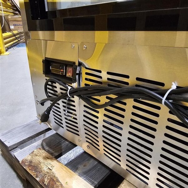 Scratch and Dent Avantco DLC64-HC-S 64" Stainless Steel Curved Glass Refrigerated Deli Case