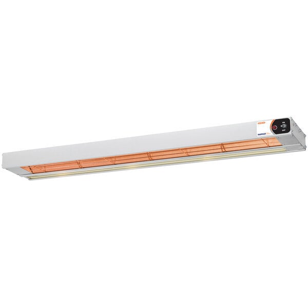 Scratch and Dent Nemco 6150-48-SL 48" Single Infrared Strip Warmer with On/Off Toggle Controls and Lights - 208V, 1,220W
