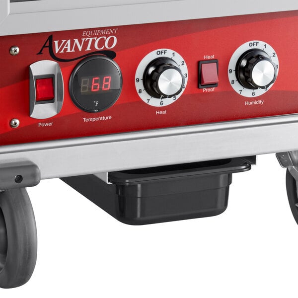 Scratch and Dent Avantco HPI-1836DC Full Size Insulated Heated Holding / Proofing Cabinet with Clear Dutch Doors - 120V